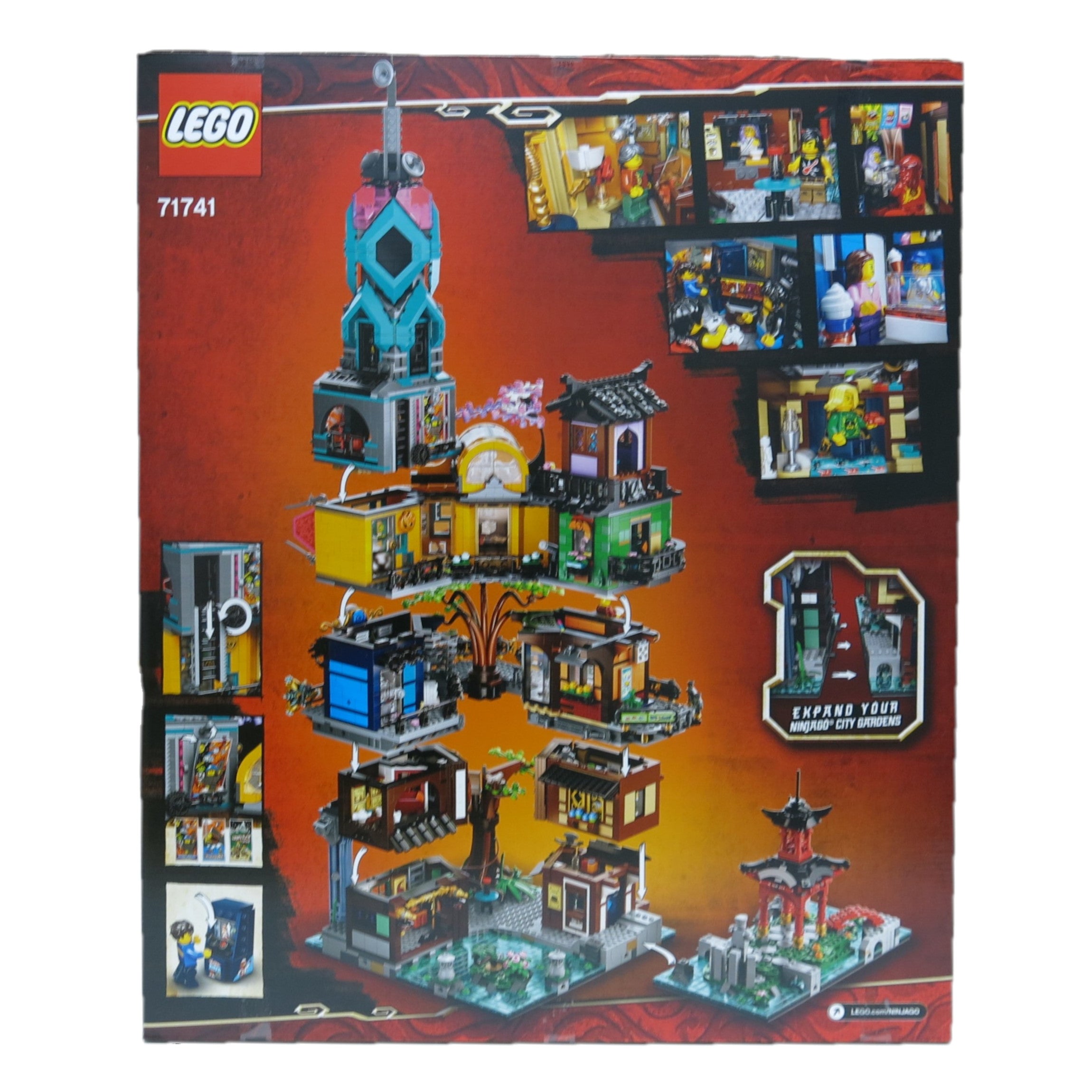 LEGO® Die Gärten von NINJAGO® City (71741) | LEGO® NINJAGO® / 2 Wochen mieten