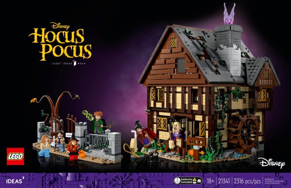 LEGO® Disney Hocus Pocus: Das Hexenhaus der Sanderson-Schwestern (21341) | LEGO® Ideas / 2 Wochen mieten