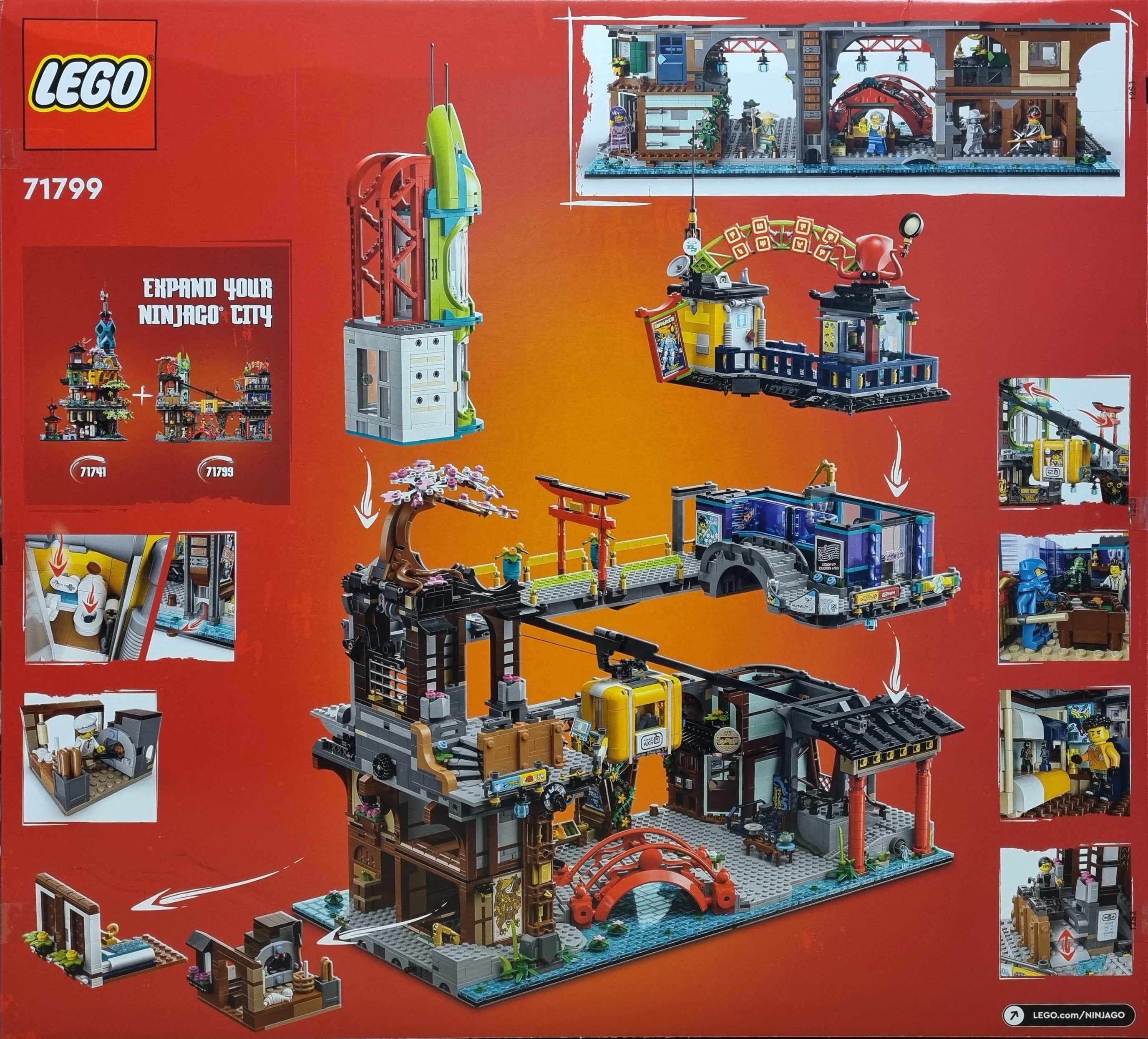 LEGO® Die Märkte von NINJAGO® City (71799) | LEGO® NINJAGO® / 3 Wochen mieten
