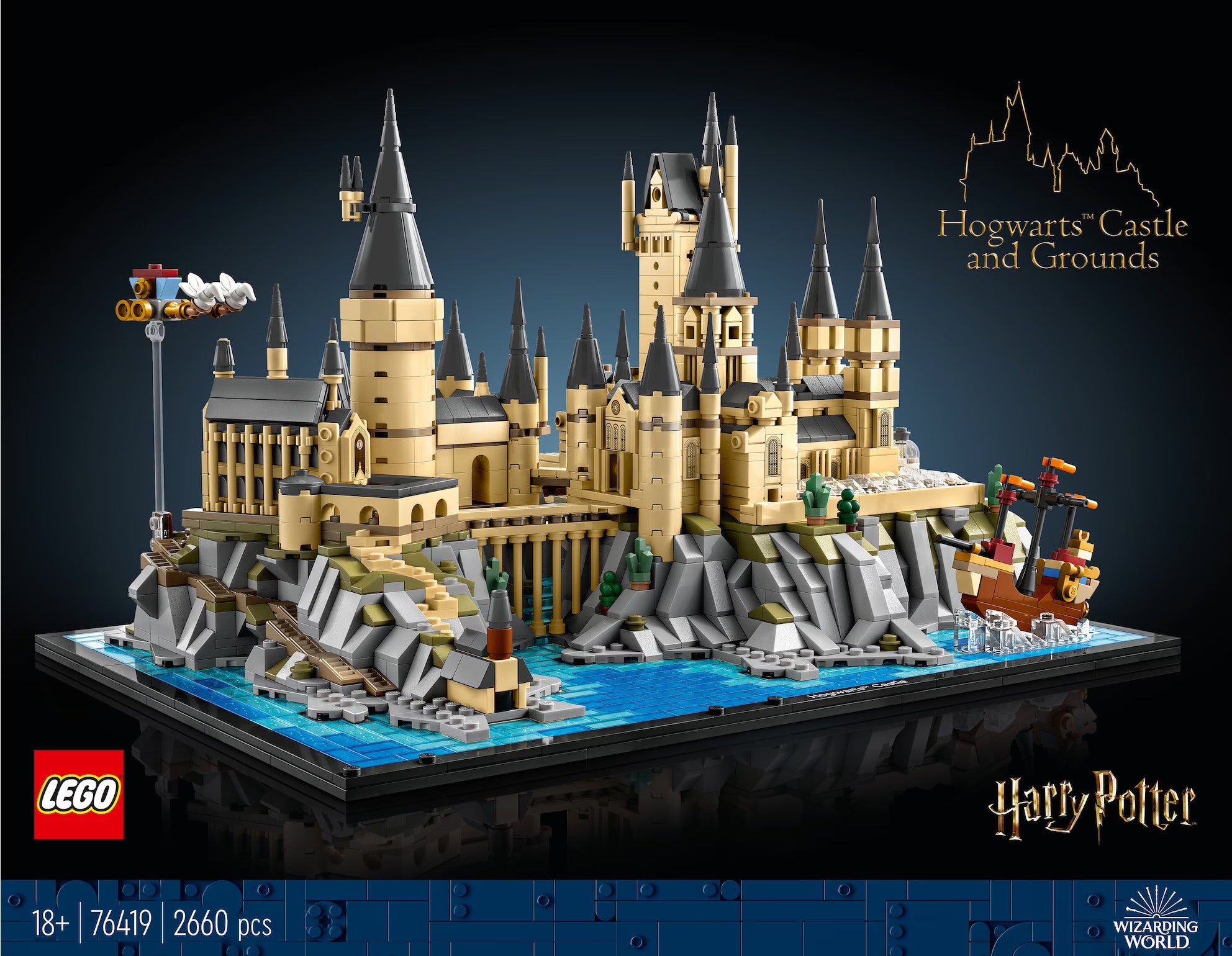 LEGO® Schloss Hogwarts™ mit Schlossgelände (76419) | LEGO® Harry Potter™ / 2 Wochen mieten