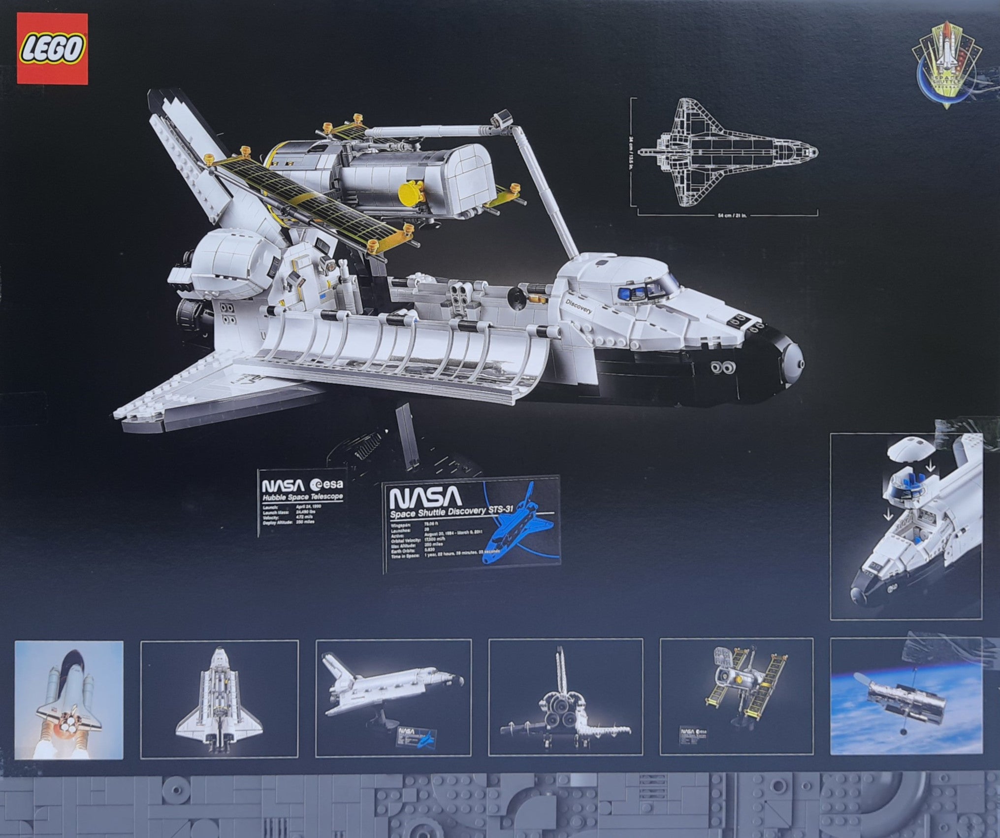 LEGO® NASA Spaceshuttle „Discovery“ (10283) | LEGO® Creator Expert / 2 Wochen mieten