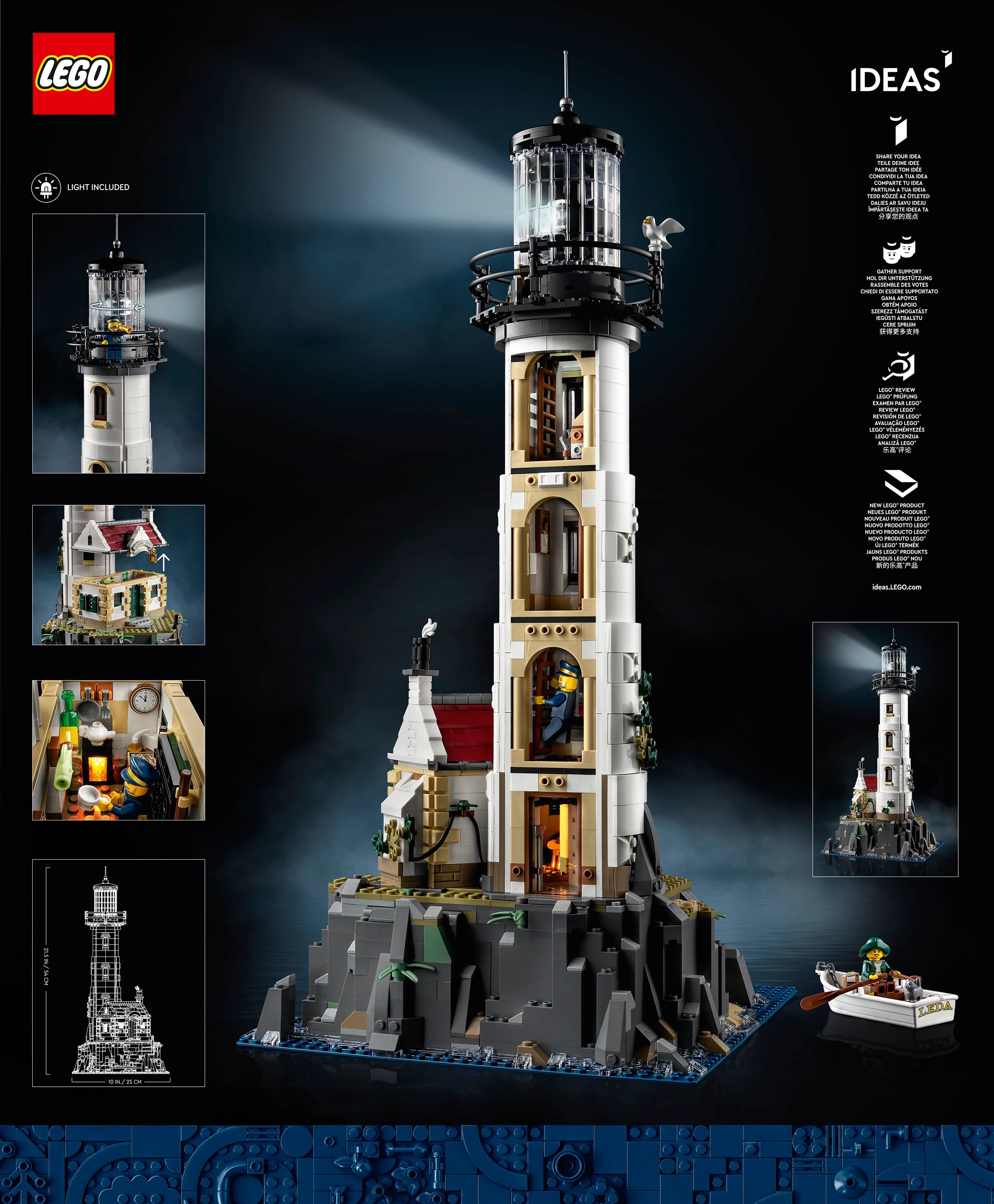 LEGO® mieten, LEGO® Motorisierter Leuchtturm (21335)