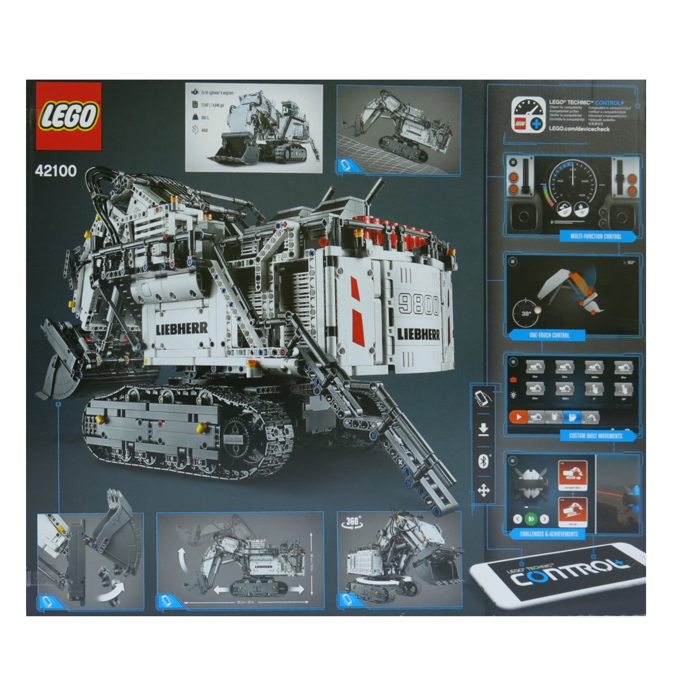 lego technic liebherr bagger r 9800 LEGO® mieten | LEGO® Liebherr Bagger R 9800 (42100) | LEGO® Technic