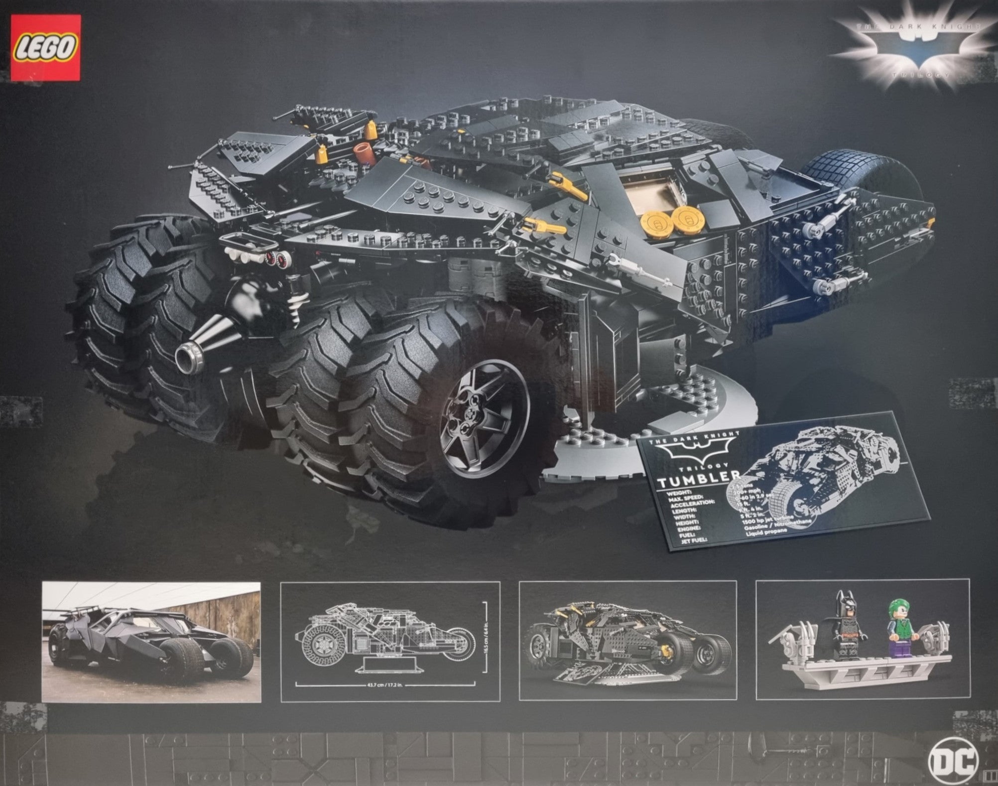 LEGO® Batmobile™ Tumbler (76240) | LEGO® DC BATMAN™ / 2 Wochen mieten