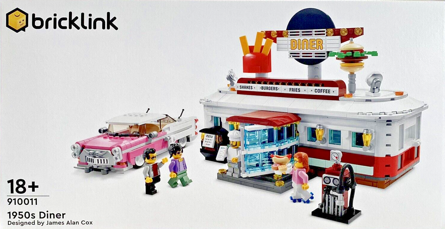 LEGO® Bricklink - Restaurant aus den 1950er-Jahren (910011) / 2 wochen mieten