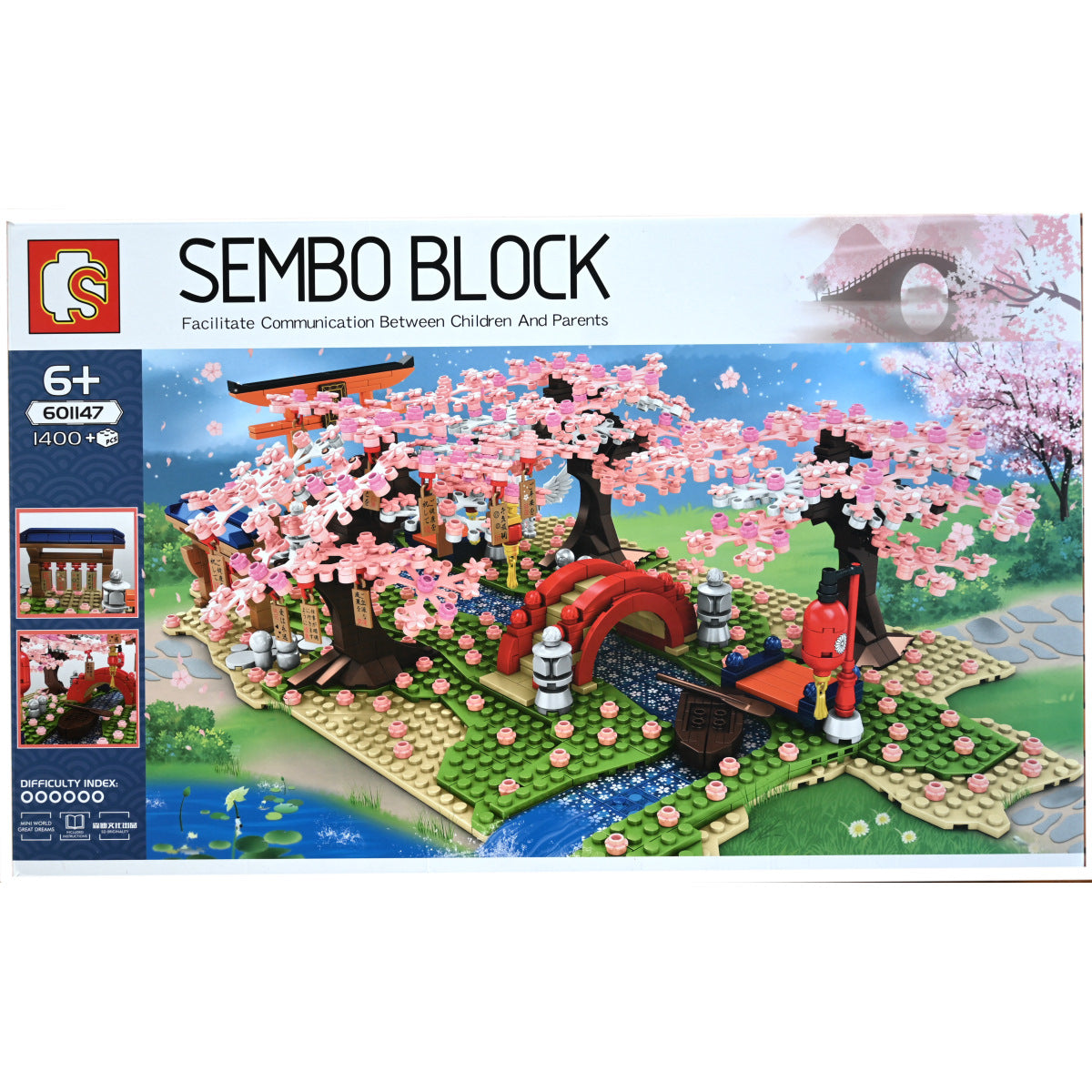 Sembo - Japanischer Garten Bundle (601147 + 601148 + 601149 + 601076-A) / 2 Wochen mieten